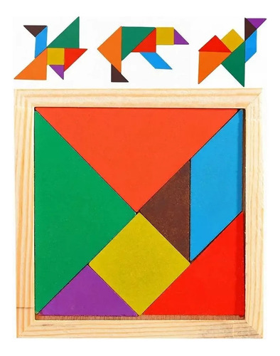 Terapias Educativas Con Set 6 Trangramas Juego Didactico