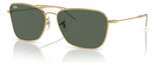 Gafas Solar Ray-ban Rbr0102s Caravan Reverse Colores Lente Dark Green Varilla 001/vr Arista Armazón 001/vr Arista