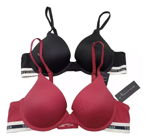 Paquete 2 Brasier Tommy Hilfiger Micro Push Up Mujer