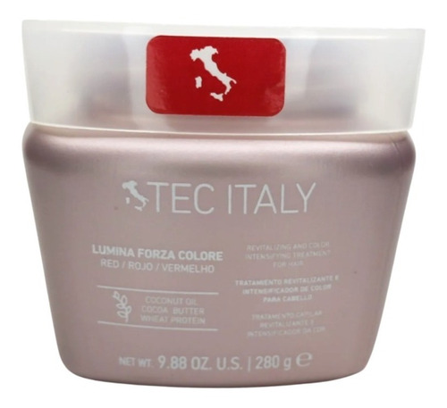 Tratamiento Lumina Forza Tec Italy Color Rojo 280grs