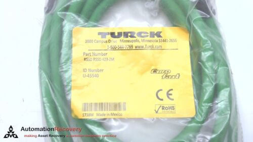 Turck Rssd Rssd 423-2m, Network Cable Assembly, U-45540, Ccf