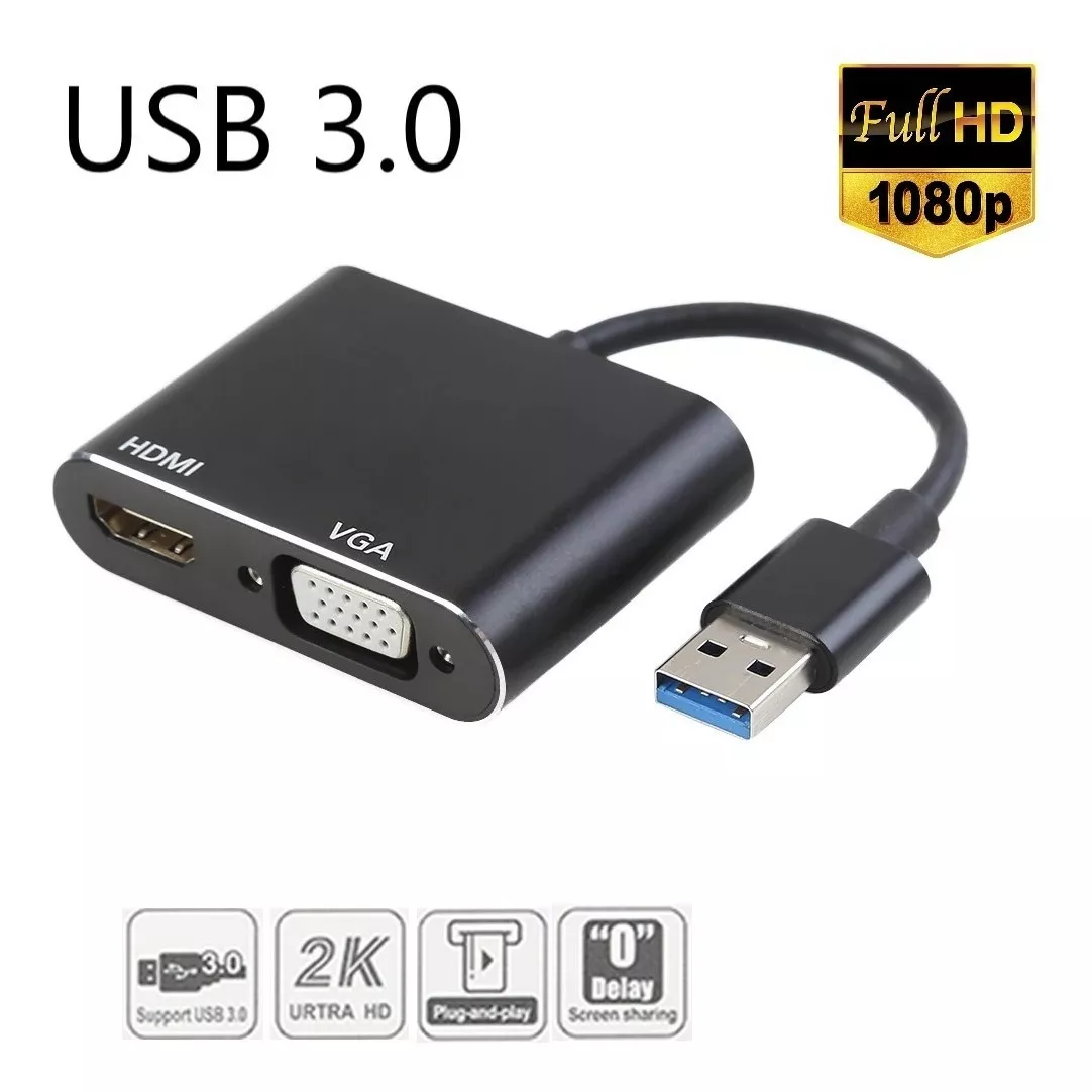 Terceira imagem para pesquisa de adaptador vga para hdmi