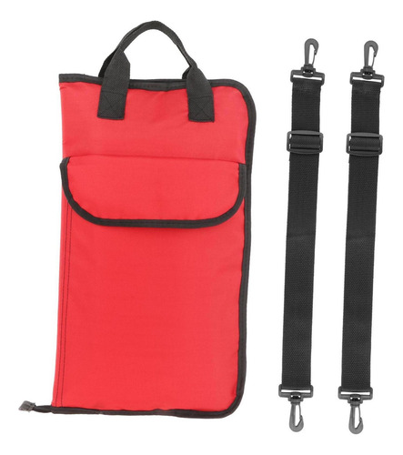 Bolso De Hombro Para Baquetas De Tambor Bolso Rojo 24 Palos