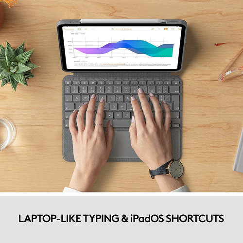Funda Con Teclado Logitech, Combo Touch iPad Pro De 11''
