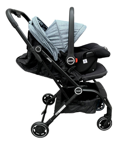 Imagen 4 de 10 de Coche Cuna Bebè Travel System Mega Baby Java 360º C/base