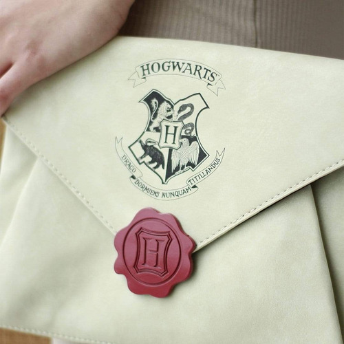 Imagen 3 de 10 de Bolsa Harry Potter Carta De Hogwarts Bioworld Original