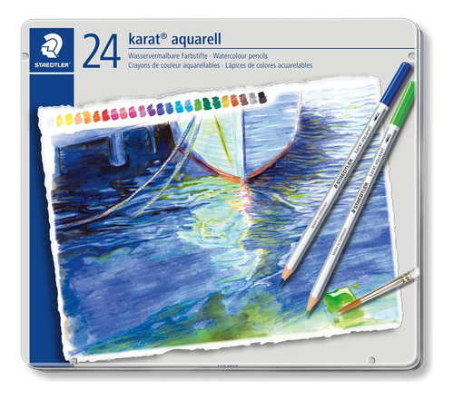 Lapices Color Staedtler Karat Acuarela. X24 Serviciopapelero