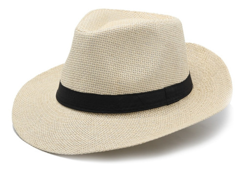 Sombrero Mujer Estilo Panama Sol Verano Playa