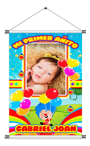 Banner Gigantografia Cumpleaños Personalizado En Lona Pilar