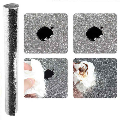 Imagem 8 de 9 de 2 Papel Adesivo Lavável Forrar Fogão Cozinha Armário Gaveta