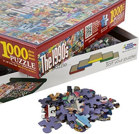 Puzzles White Mountain De La Década De 1990 - Puzzle De 1000