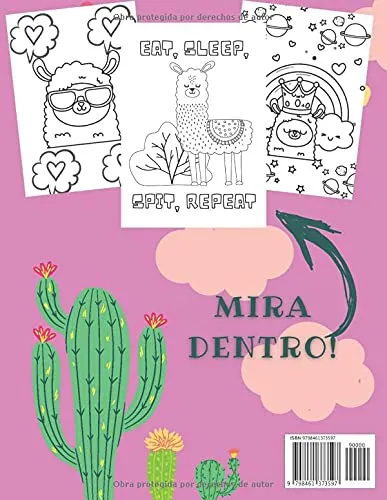 Llamas Y Alpacas Libro De Colorear Para Ninos Y Adultos Idea