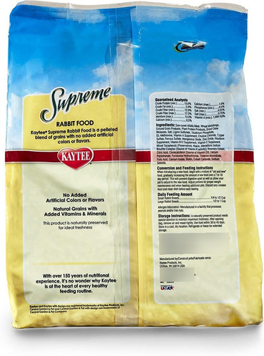 Alimento Para Conejo Kaytee 2.27 Kg
