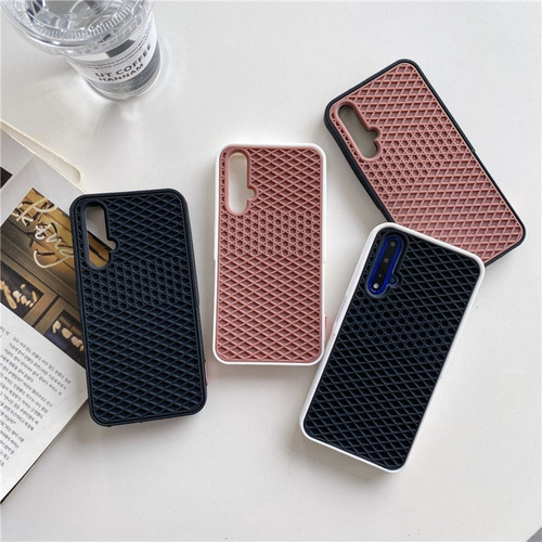 Funda De Silicona Waffle For Huawei P40 Enjoy 10se Honor 20
