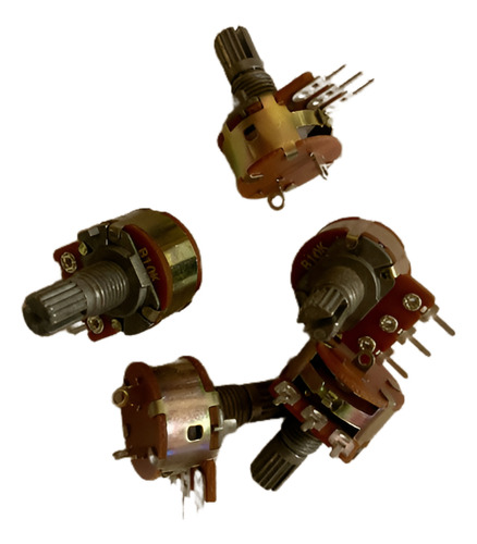 Potenciometro Migñon B10k Lineal Con Llave Pack X 5 Unidades