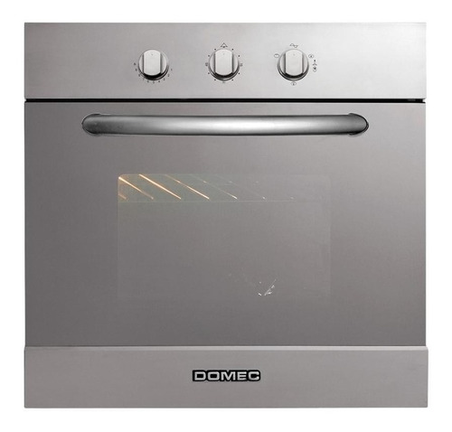 Horno empotrable a gas y eléctrico Domec HXT18 acero inoxidable 220V