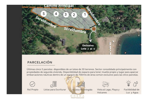 Leve Inclinación Acceso A Playa Con Vista Al Lago Y Volcanes