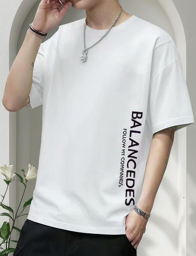 Camisa De Manga Corta Tx Summer Trend Con Base Holgada, Tall