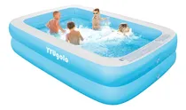 Comprar YYUgolo AAI-028 Albercas Inflables Rectangular Familiar 181*141*46cm Color Azul
