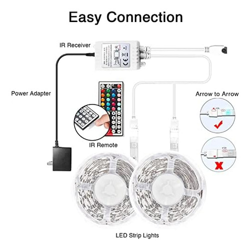 Daybetter Tira De Luces Led Que Cambian De Color Con Control