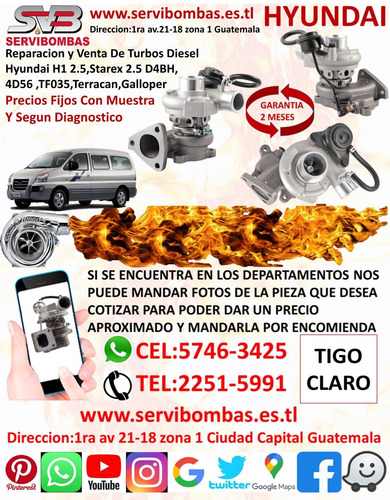 Turbos Hyundai Tucson 2.0 D4ea Crdi Diesel Guatemala