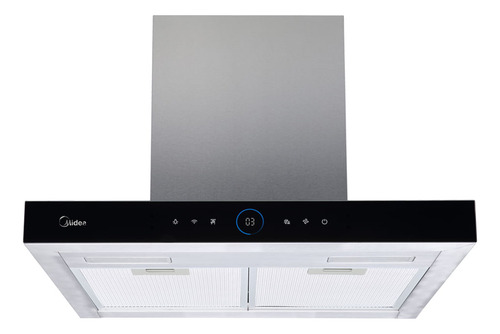 Coifa De Parede 60cm Smart Pro Touch Midea Altura 82 Cm Cor Prateado Profundidade 50.5 Cm 110v