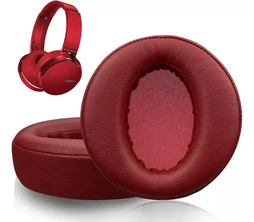 Almohadillas Para Auriculares Sony Mdr-xb950 - Rojas