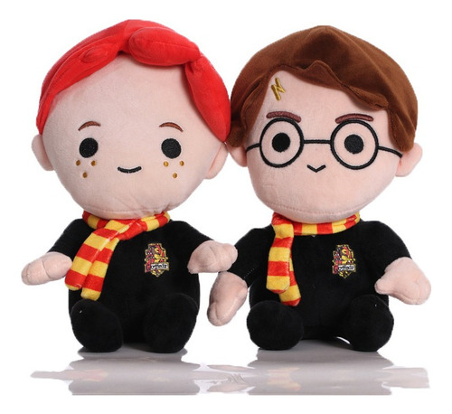 2pcs Harry Potter Ron Peluche Muñeca Juguete Navidad Regalo