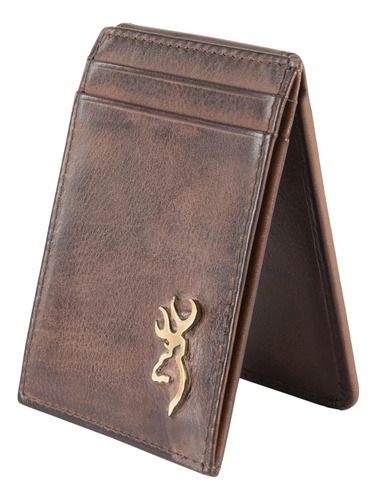 Browning Men's Rugged Brass Buck Wallets, Available In Mu Cl