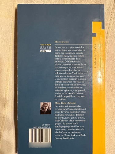 Mitos Griegos - Mary Pope Osborne (Usado)