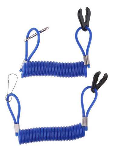2pcs Lanyard Marine Kill Stop Interruptor De Seguridad