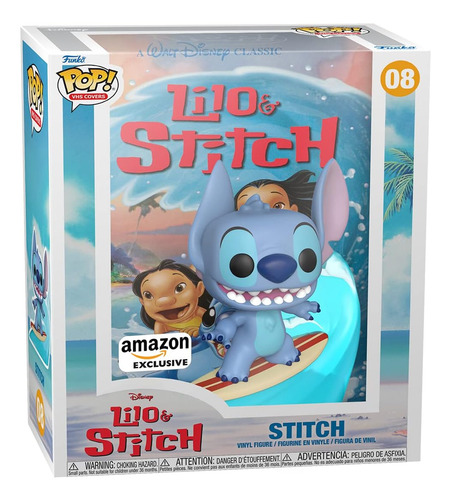 ¡funko Pop! Portada De Vhs: Disney - Lilo & Stitch, Exclu...