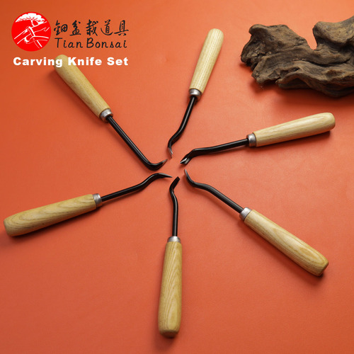 Conjunto De Facas De Escultura De Bonsai, Conjunto De 6 Peça