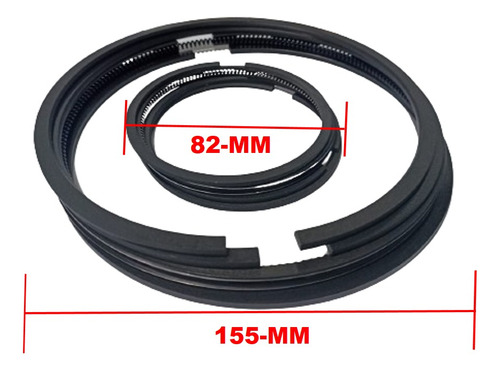 Anillos Para Compresor De Aire 82-155mm Cabezal 15-hp