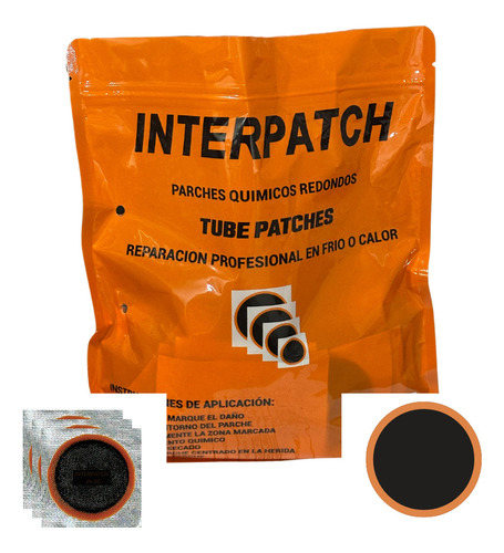 Parche Redondo Vulcanizado En Frio Interpatch 65mm In-3