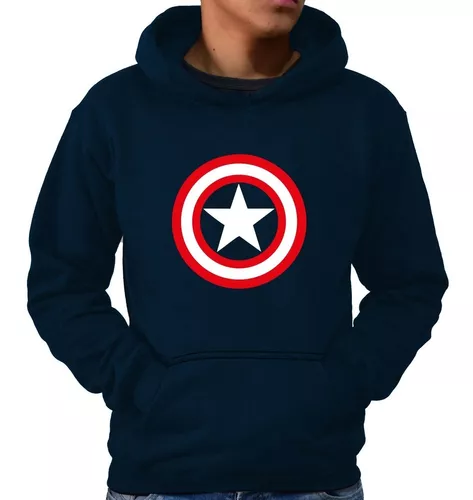 Escultor Besugo Especialmente Sudadera Hombre Capitan America Mod-1 | Meses sin intereses