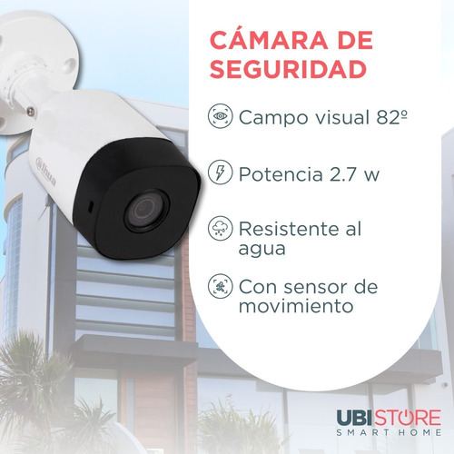Camara Bullet Hdcvi 2mpx Full Hd Dahua Hac-b1a21p-0360b