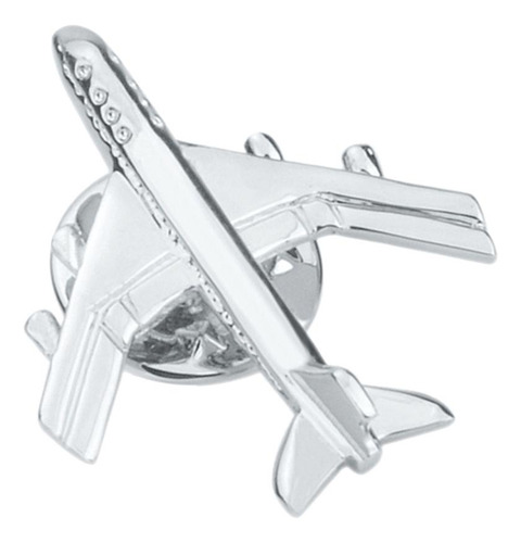 4 Broche De Avião Blesiya Broche De Prata Modelo De Caça
