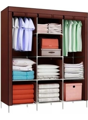 Imagen 2 de 5 de Pack Organizador Xl /ropa Closet Armable + Zapatera 9 Pisos