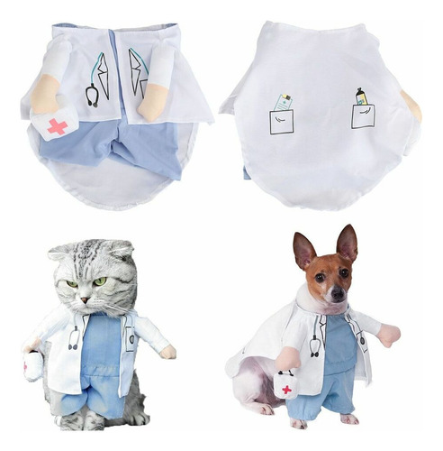 Disfraz Para Perros Medico - A Pedido_exkarg