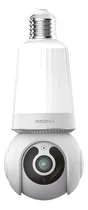 Comprar Cámara De Seguridad Smart Lampara Con Luz Led Y Sensor Xion Color Blanco