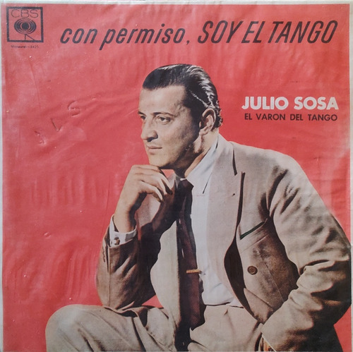 Vinilo Lp De Julio Sosa Con Permiso Soy El Tango (xx1278