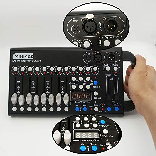 Consola Dmx, Controlador Dmx-512 Universal 192 Dmx 512 Stage