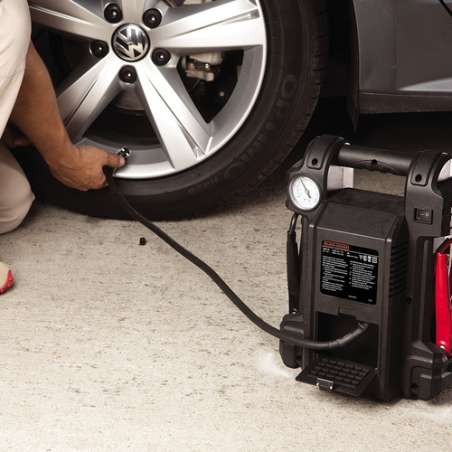 Auxiliar De Partida Com Compressor Black+decker Js350cc 12v
