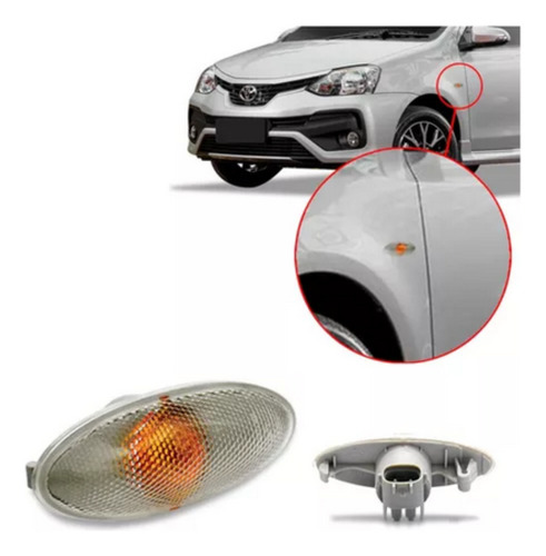 Lanterna Pisca Seta Paralama Toyota Etios 2012-2022 Com Nf-e