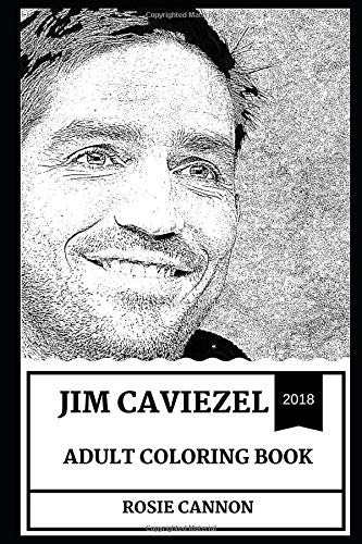 Jim Caviezel Adult Coloring Book Legendary Jesus Christ From