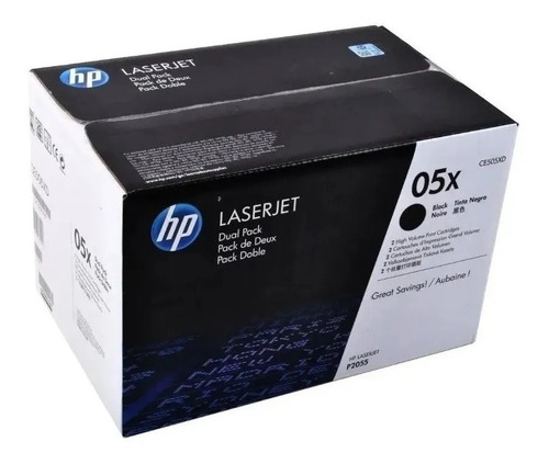 Toner Hp 05xd = Ce505x 2 Unidades P2055 2055 Original