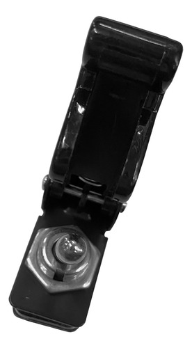 Chave Tic Tac Seletora Metal Sem Led Com Proteção Preta Vo6