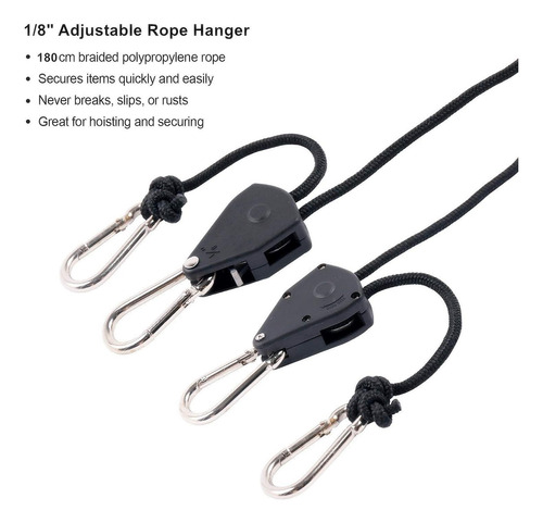 Viparspectra 2 Pares De 1/8 De Pulgada Heavy Duty Ajustab...