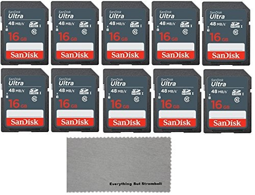 Tarjeta De Memoria Ultra Hd Sandisk 16 Gb Clase 10 Sd Hc - P